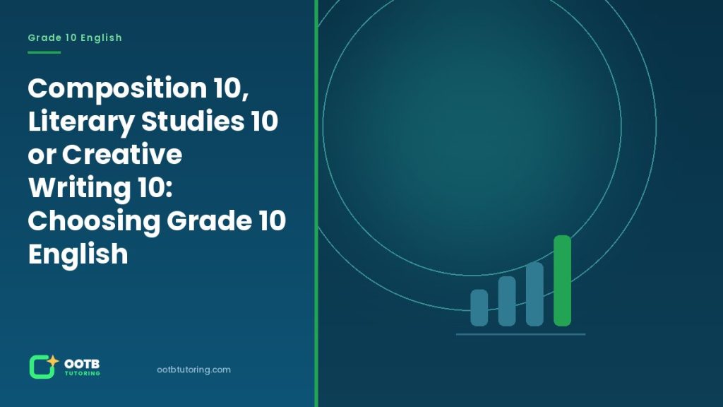 Composition 10, Literary Studies 10 or Creative Writing 10: Choosing Grade 10 English - OOTB Tutoring, Surrey BC
