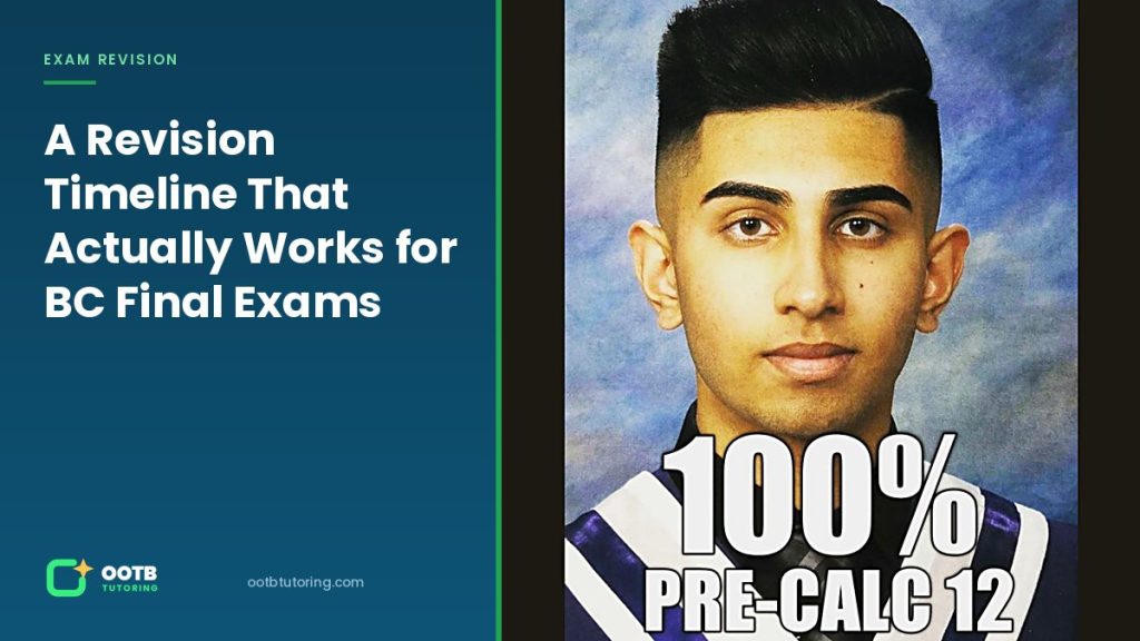 OOTB Tutoring student in Surrey BC who finished Pre-Calculus 12 with 100 percent