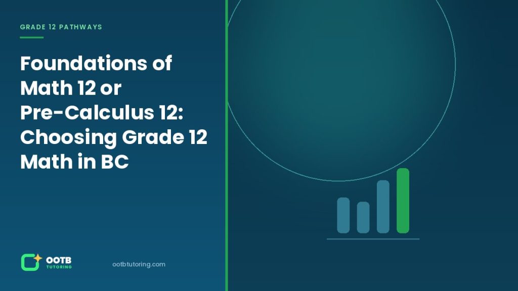 Foundations of Math 12 or Pre-Calculus 12: Choosing Grade 12 Math in BC - OOTB Tutoring, Surrey BC
